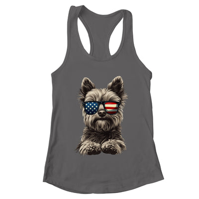 Patriotic Yorkshire Terrier Dog USA Flag 4th Of July Shirt & Tank Top | teecentury