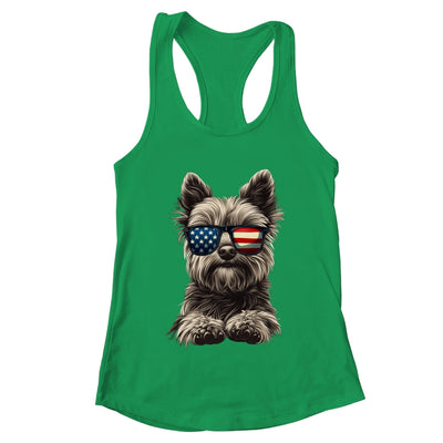 Patriotic Yorkshire Terrier Dog USA Flag 4th Of July Shirt & Tank Top | teecentury