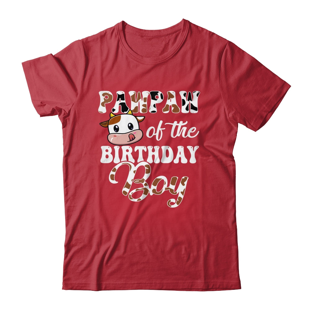 Pawpaw Of The Birthday Boy Cow Farm 1st Birthday Boy Shirt & Hoodie | teecentury