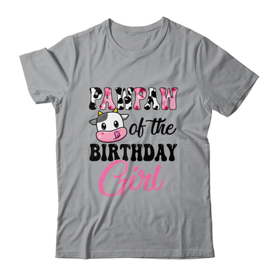Pawpaw Of The Birthday Girl Cow Farm 1st Birthday Girl Shirt & Hoodie | teecentury