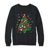 Paws Print Christmas Tree Dog Or Cat With Santa Lights Shirt & Sweatshirt | teecentury