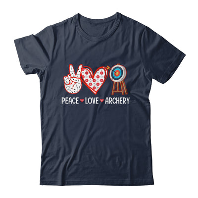 Peace Love Archery Target Men Women Girls Archers Design Shirt & Tank Top | teecentury