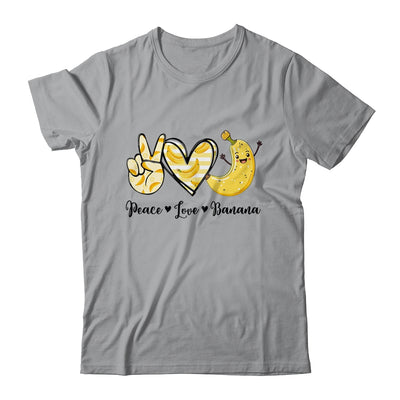 Peace Love Bananas Fresh Banana For Fruit Lover Vegan Shirt & Tank Top | teecentury