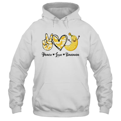 Peace Love Bananas Fresh Banana For Fruit Lover Vegan Shirt & Tank Top | teecentury