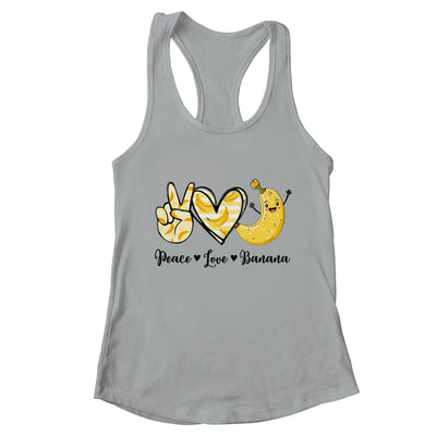 Peace Love Bananas Fresh Banana For Fruit Lover Vegan Shirt & Tank Top | teecentury