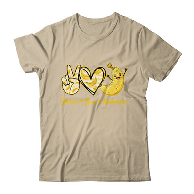Peace Love Bananas Fresh Banana Fruit Lover Men Women Kids Shirt & Tank Top | teecentury