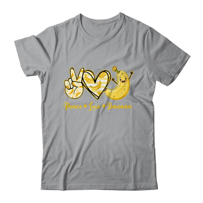 Peace Love Bananas Fresh Banana Fruit Lover Men Women Kids Shirt & Tank Top | teecentury