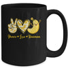 Peace Love Bananas Fresh Banana Fruit Lover Men Women Kids Mug | teecentury