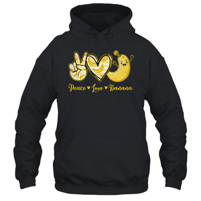 Peace Love Bananas Fresh Banana Fruit Lover Men Women Kids Shirt & Tank Top | teecentury