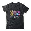 Peace Love Bingo Funny Lucky Bingo Lover Gambling For Women Shirt & Tank Top | teecentury