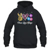 Peace Love Bingo Funny Lucky Bingo Lover Gambling For Women Shirt & Tank Top | teecentury