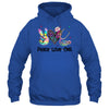 Peace Love CNA Leopard Heart Stethoscope Nursing Nurse Week Shirt & Tank Top | teecentury