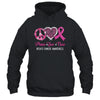 Peace Love Cure Pink Ribbon Cancer Breast Awareness Shirt & Tank Top | teecentury