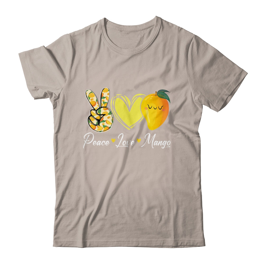 Peace Love Mango Retro Mango Lover Fruit Lover Design Women Shirt & Tank Top | teecentury