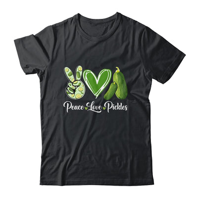 Peace Love Pickles Art For Women Men Girls Pickled Cucumber Shirt & Tank Top | teecentury