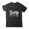 Peace Love Volleyball Player Tie Dye Style Women Teen Girls Shirt & Tank Top | teecentury