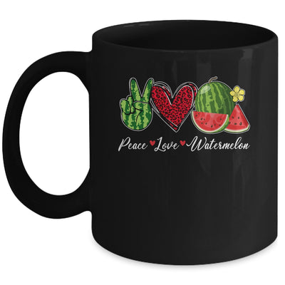 Peace Love Watermelon For Men Women Girls Summer Mug | teecentury