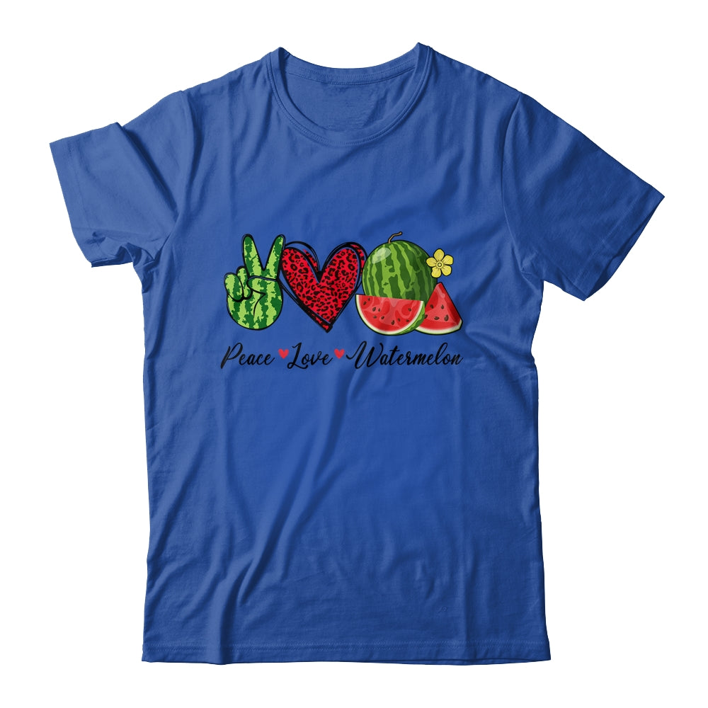 Peace Love Watermelon Summer For Women Teen Girls Shirt & Tank Top | teecentury