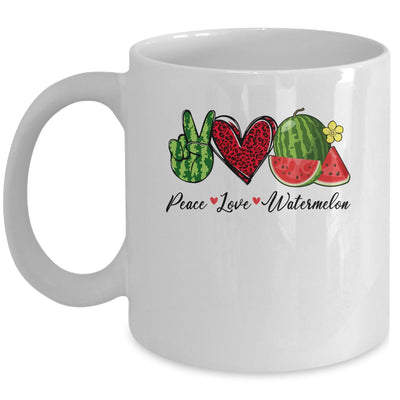 Peace Love Watermelon Summer For Women Teen Girls Mug | teecentury