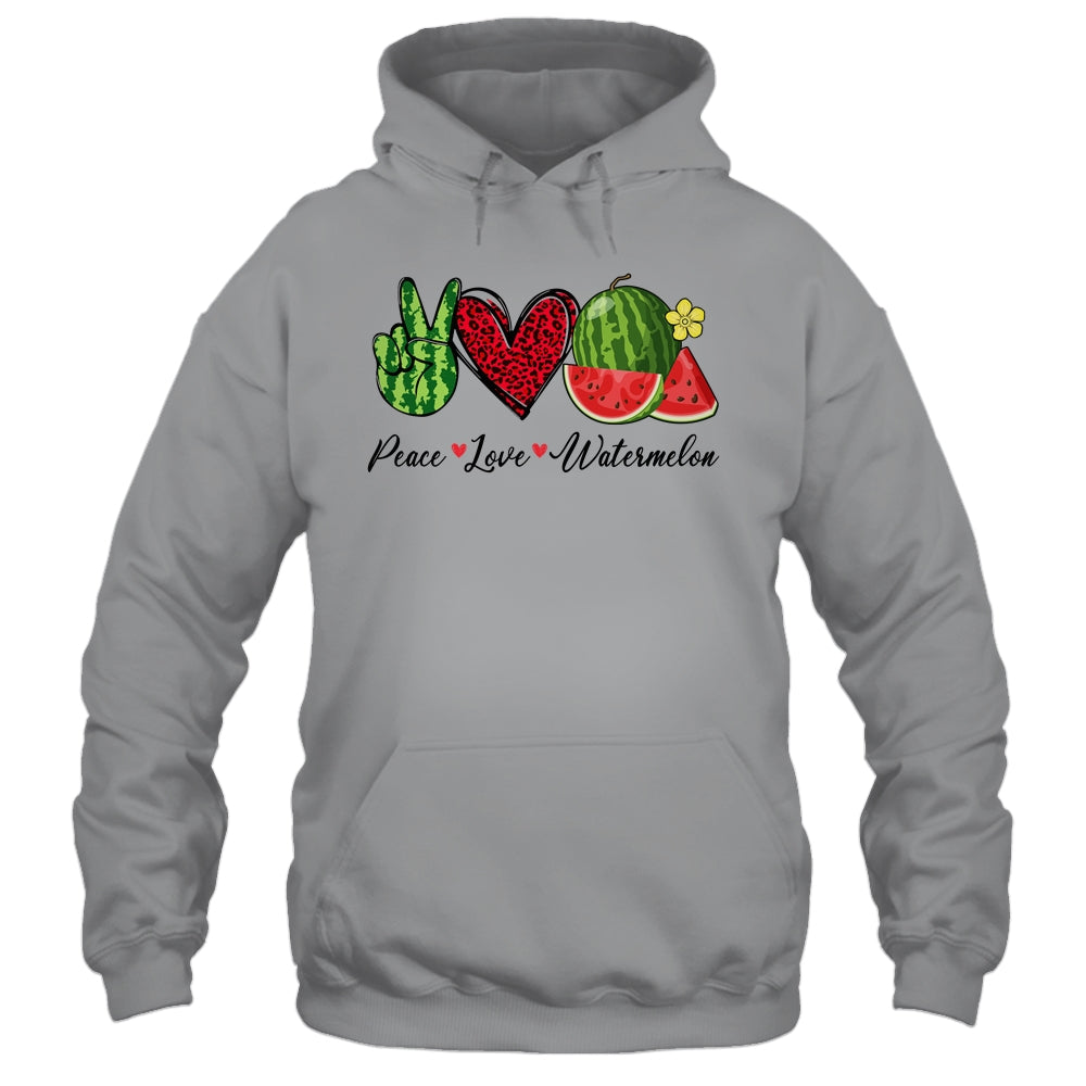 Peace Love Watermelon Summer For Women Teen Girls Shirt & Tank Top | teecentury