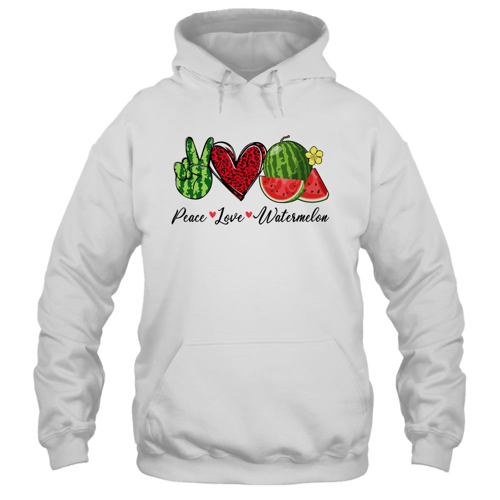 Peace Love Watermelon Summer For Women Teen Girls Shirt & Tank Top | teecentury