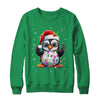 Peace Sign Hand Penguin Santa Christmas Penguin Women Kids Shirt & Sweatshirt | teecentury