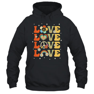 Peace Sign Love 60s 70s Costume 70 Theme Party Groovy Hippie Shirt & Tank Top | teecentury