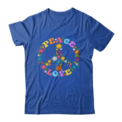 Peace Sign Love Flower 60s 70s Tie Dye Hippie Costume Shirt & Tank Top | teecentury