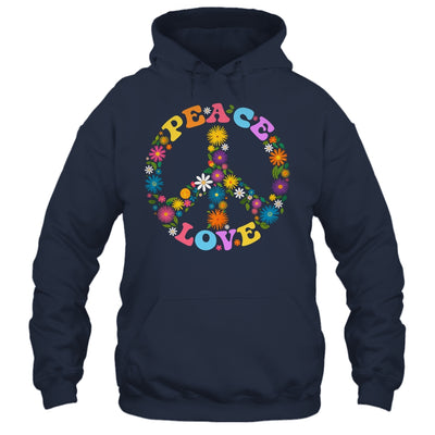 Peace Sign Love Flower 60s 70s Tie Dye Hippie Costume Shirt & Tank Top | teecentury