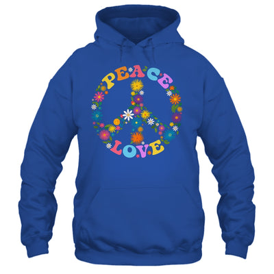 Peace Sign Love Flower 60s 70s Tie Dye Hippie Costume Shirt & Tank Top | teecentury