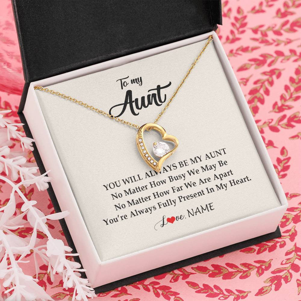 Aunt Niece Necklace Gift, Aunt Niece Heart Pendant Jewelry, Best Aunt – We  Are Peacock LLC