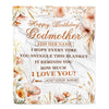Personalized Birthday Gifts For Godmother Gifts From Niece Nephew Blanket Yellow Happy Birthday Aunt Unique Gifts Bday Customized Fleece Throw Blanket | teecentury