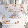 Personalized Birthday Gifts For Mawmaw Gifts From Granddaughter Blanket Yellow Happy Birthday Mawmaw Unique Gifts Bday Customized Fleece Blanket | teecentury