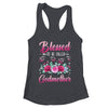 Personalized Blessed To Be Called Godmother Custom Kids Name Mothers Day Birthday Christmas Rose Butterfly Shirt & Tank Top | teecentury