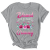 Personalized Blessed To Be Called Granny Custom Grandkids Name Mothers Day Birthday Christmas Rose Butterfly Shirt & Tank Top | teecentury