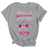 Personalized Blessed To Be Called Lolly Custom Grandkids Name Mothers Day Birthday Christmas Rose Butterfly Shirt & Tank Top | teecentury