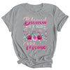 Personalized Blessed To Be Called Meme Custom Grandkids Name Mothers Day Birthday Christmas Rose Butterfly Shirt & Tank Top | teecentury