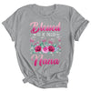 Personalized Blessed To Be Called Nana Custom Grandkids Name Mothers Day Birthday Christmas Rose Butterfly Shirt & Tank Top | teecentury