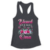 Personalized Blessed To Be Called Oma Custom Grandkids Name Mothers Day Birthday Christmas Rose Butterfly Shirt & Tank Top | teecentury