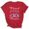 Personalized Blessed To Be Called Yiayia Custom Grandkids Name Mothers Day Birthday Christmas Rose Butterfly Shirt & Tank Top | teecentury