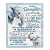Personalized Gifts For Daughter Blanket From Mom Dad Mother Elephant My Love For You Is Forever Daughter Birthday Gifts Christmas Custom Fleece Blanket | teecentury