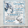Personalized Gifts For Daughter Blanket From Mom Dad Mother Elephant My Love For You Is Forever Daughter Birthday Gifts Christmas Custom Fleece Blanket | teecentury