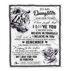 Personalized Gifts For Daughter Blanket From Mom Dad Mother White Tiger My Love For You Is Forever Daughter Birthday Gifts Christmas Custom Fleece Blanket | teecentury