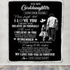 Personalized Gifts For Goddaughter Blanket From Godfather Uncle My Love For You Is Forever Goddaughter Birthday Gifts Christmas Custom Fleece Throw Blanket | teecentury