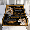 Personalized Gifts For Goddaughter Blanket From Godmother Godfather Tiger My Love For You Is Forever Goddaughter Birthday Gifts Christmas Fleece Blanket | teecentury