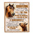 Personalized Gifts For Godson Blanket From Godmother Godfather Horse My Love For You Is Forever Godson Birthday Gifts Graduation Christmas Fleece Blanket | teecentury