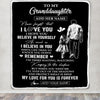 Personalized Gifts For Granddaughter Blanket From Grandpa Grandfather My Love For You Is Forever Granddaughter Birthday Gifts Christmas Custom Fleece Blanket | teecentury
