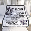 Personalized Gifts For Nephew Blanket From Aunt Uncle White Tiger My Love For You Is Forever Nephew Birthday Gifts Graduation Christmas Custom Fleece Blanket | teecentury