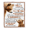 Personalized Gifts For Niece Blanket From Aunt Uncle Bear My Love For You Is Forever Niece Birthday Gifts Graduation Christmas Custom Fleece Throw Blanket | teecentury