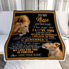Personalized Gifts For Niece Blanket From Uncle Lion My Love For You Is Forever Niece Birthday Gifts Graduation Christmas Custom Fleece Throw Blanket | teecentury